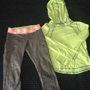 Ivivva crop leggings size 8